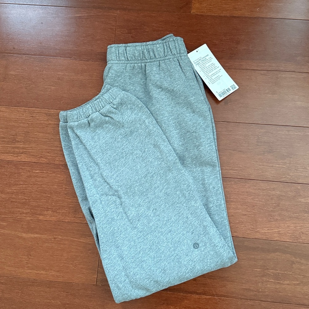NWT LULULEMON SCUBA MID-RISE OVERSIZED JOGGER * REGULAR Heathered Medium Gray S